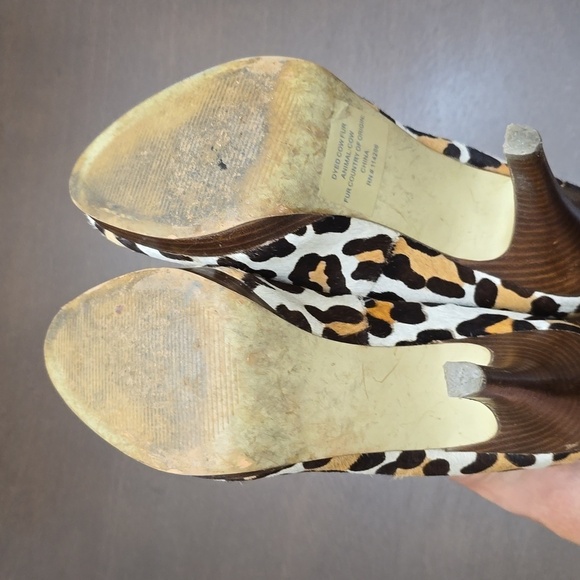 ALFANI platform Leopard Print Women's Heels Sz 9 - Picture 4 of 7